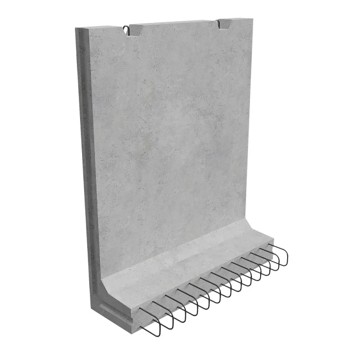 Г-образная конструкция железобетонная Г 25-20-1-2