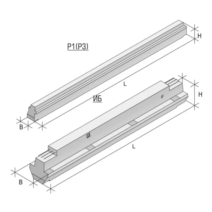 Ригель железобетонный 1Р 4.23-1 С