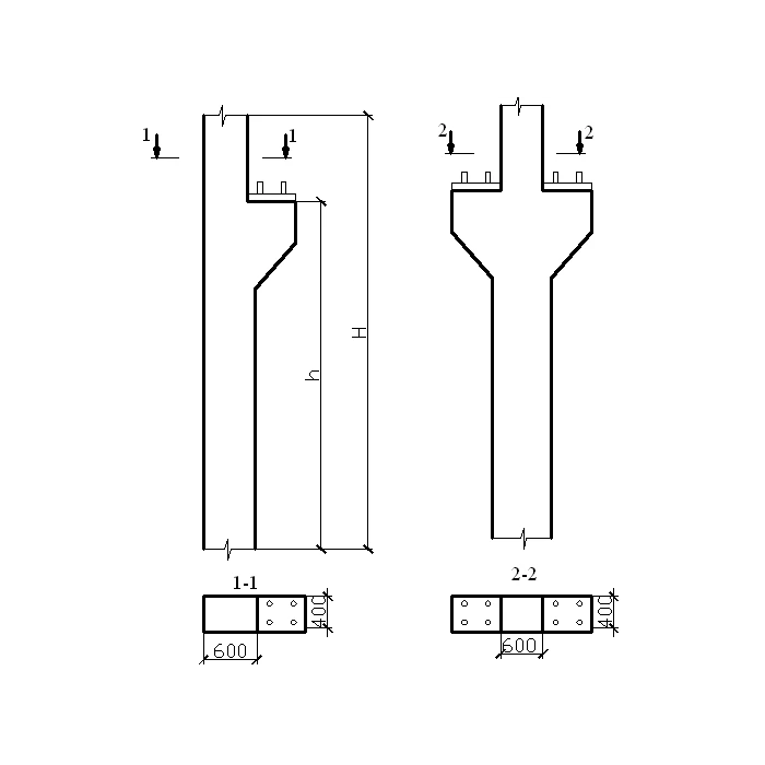 Колонна железобетонная 10к 84-2